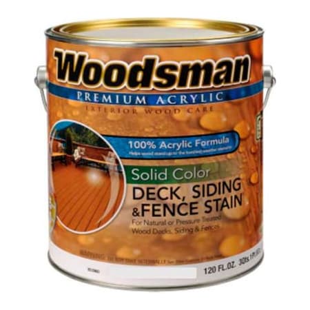 General Paint Woodsman 100% Acrylic Latex Deck, Siding & Fence Wood Stain, Cedar, Gallon - 149307 149307